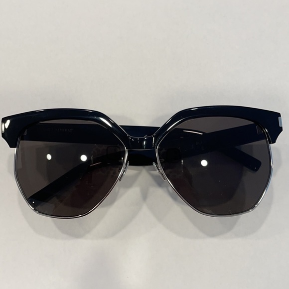 SAINT LAURENT SL 408 Clubmaster-Frame Sunglasses - Picture 3 of 12